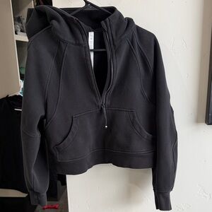 lululemon athletica scuba half zip hoodie